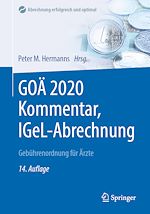 Télécharger le livre :  GOÄ 2020 Kommentar, IGeL-Abrechnung