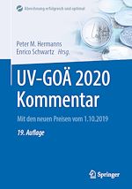Télécharger le livre :  UV-GOÄ 2020 Kommentar