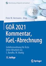 Télécharger le livre :  GOÄ 2021 Kommentar, IGeL-Abrechnung