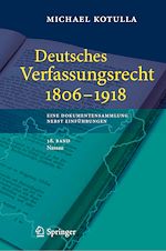 Télécharger le livre :  Deutsches Verfassungsrecht 1806 - 1918