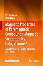 Télécharger le livre :  Magnetic Properties of Paramagnetic Compounds, Magnetic Susceptibility Data, Volume 6