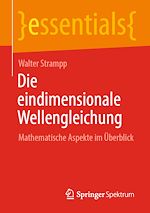 Télécharger le livre :  Die eindimensionale Wellengleichung