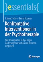 Télécharger le livre :  Konfrontative Interventionen in der Psychotherapie