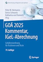 Télécharger le livre :  GOÄ 2025 Kommentar, IGeL-Abrechnung