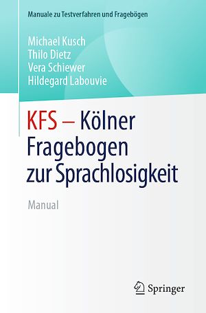 Téléchargez le livre :  KFS - Kölner Fragebogen zur Sprachlosigkeit