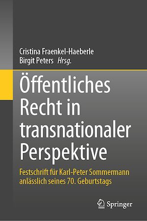 Téléchargez le livre :  Öffentliches Recht in transnationaler Perspektive