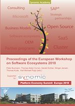Télécharger le livre :  Proceedings of the European Workshop on Software Ecosystems 2018
