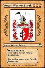 Télécharger le livre :  The noble Polish family Bonarowa. Die adlige polnische Familie Bonarowa.
