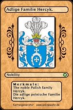 Télécharger le livre :  The noble Polish family Hercyk. Die adlige polnische Familie Hercyk.