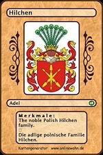 Télécharger le livre :  The noble Polish Hilchen family. Die adlige polnische Familie Hilchen.