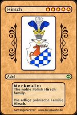 Télécharger le livre :  The noble Polish Hirsch family. Die adlige polnische Familie Hirsch.