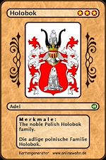 Download this eBook The noble Polish Holobok family. Die adlige polnische Familie Holobok.