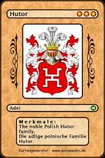 Télécharger le livre :  The noble Polish Hutor family. Die adlige polnische Hutor Familie.