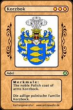 Télécharger le livre :  The noble Polish coat of arms Korzbock. Die adlige polnische Familie Korzbock.
