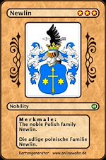 Télécharger le livre :  The noble Polish family Newlin. Die adlige polnische Familie Newlin.