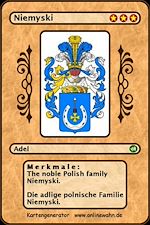 Télécharger le livre :  The noble Polish family Niemyski. Die adlige polnische Familie Niemyski.