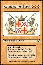 Télécharger le livre :  The noble Polish family Casafranca de Saint Paul. Die adlige polnische Familie Casafranca de Saint Paul.