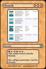 Télécharger le livre :  The noble Polish family Nowak. Die adlige polnische Familie Nowak.