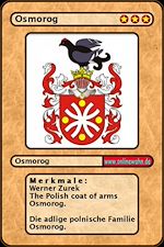 Télécharger le livre :  The Polish coat of arms Osmorog. Die adlige polnische Familie Osmorog.