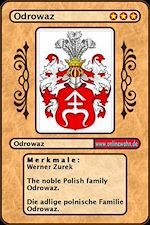 Télécharger le livre :  The noble Polish family Odrowaz. Die adlige polnische Familie Odrowaz.