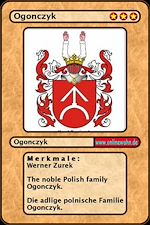Télécharger le livre :  The noble Polish family Ogonczyk. Die adlige polnische Familie Ogonczyk.