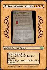 Télécharger le livre :  The noble Polish family Korab. Die adlige polnische Familie Korab.