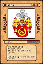 Télécharger le livre :  The noble Polish family Osorya. Die adlige polnische Familie Osorya.