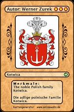 Télécharger le livre :  The noble Polish family Kotwica. Die adlige polnische Familie Kotwica.