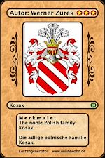 Télécharger le livre :  The noble Polish family Kosak. Die adlige polnische Familie Kosak.