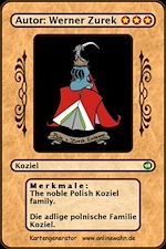 Télécharger le livre :  The noble Polish Koziel family. Die adlige polnische Familie Koziel.