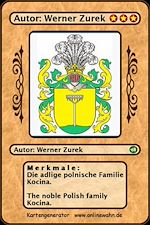 Télécharger le livre :  Die adlige polnische Familie Kocina. The noble Polish family Kocina.