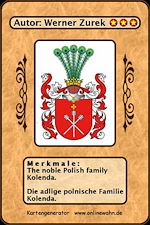 Télécharger le livre :  The noble Polish family Kolenda. Die adlige polnische Familie Kolenda.