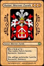 Télécharger le livre :  The noble polish family Burzecki , Siekierz. Die adlige polnische Familie Burzecki , Siekierz .