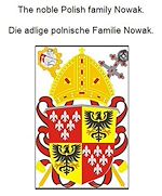 Télécharger le livre :  The noble Polish family Nowak. Die adlige polnische Familie Nowak.