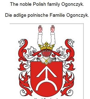 Téléchargez le livre :  The noble Polish family Ogonczyk. Die adlige polnische Familie Ogonczyk.