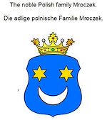 Télécharger le livre :  The noble Polish family Mroczek. Die adlige polnische Familie Mroczek.
