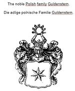 Télécharger le livre :  The noble Polish family Guldenstern. Die adlige polnische Familie Guldenstern.
