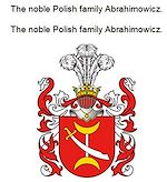 Télécharger le livre :  The noble Polish family Abrahimowicz. Die adlige polnische Familie Abrahimowicz.
