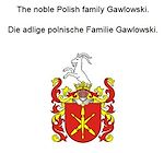 Télécharger le livre :  The noble Polish family Gawlowski. Die adlige polnische Familie Gawlowski.