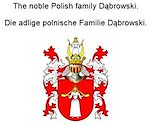 Télécharger le livre :  The noble Polish family Dabrowski. Die adlige polnische Familie Dabrowski.