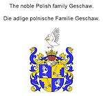 Télécharger le livre :  The noble Polish family Geschaw. Die adlige polnische Familie Geschaw.