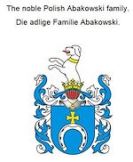 Télécharger le livre :  The noble Polish Abakowski family. Die adlige polnische Familie Abakowski.