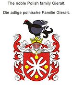 Télécharger le livre :  The noble Polish family Gieralt. Die adlige polnische Familie Gieralt.