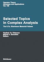 Download this eBook Selected Topics in Complex Analysis