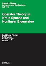 Download this eBook Operator Theory in Krein Spaces and Nonlinear Eigenvalue Problems