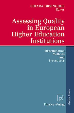 Download the eBook: Assessing Quality in European Higher Education Institutions