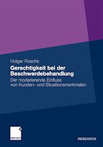 Download this eBook Gerechtigkeit bei der Beschwerdebehandlung