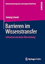 Télécharger le livre :  Barrieren im Wissenstransfer