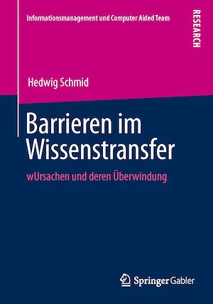Téléchargez le livre :  Barrieren im Wissenstransfer