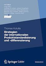 Télécharger le livre :  Strategien der internationalen Produktstandardisierung und -differenzierung